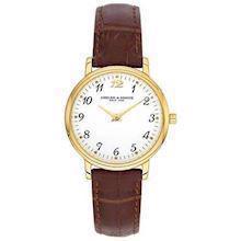 Abeler & Söhne AS1320 – classic gold-tone ladies watch with white dial